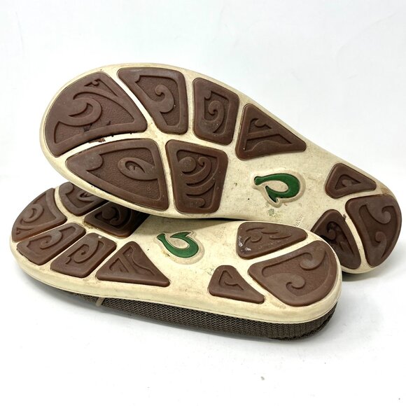 Olukai NOHEA MESH Men's Size 10US Brown Casual Slip On Shoes - Picture 7 of 10